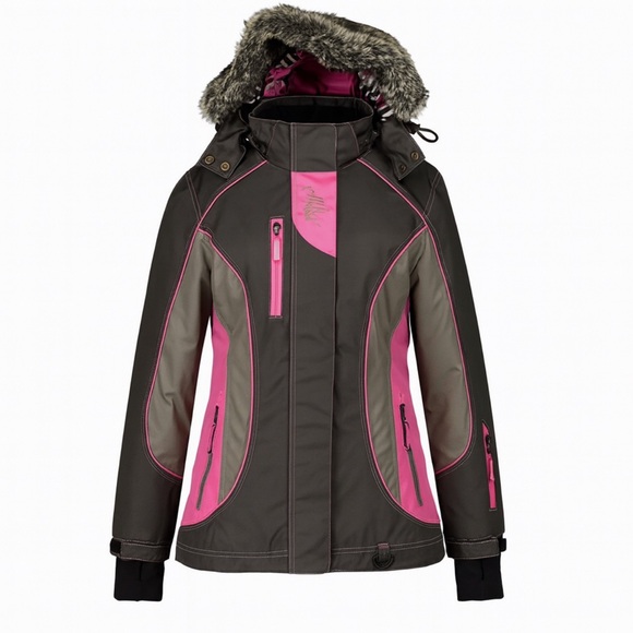 Vintage Y2K DIVAS Womens Reissa Refelective Thinsulate Snow Ski Coat sz S‎ 90s - Picture 1 of 15